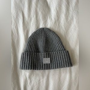 Acne Studios Mini Pansy Beanie Grey